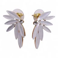 Pendientes de Cristal Vintage - Hadas - Perla