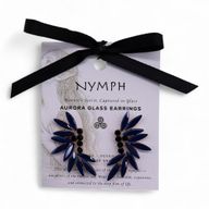 Pendientes de Cristal Vintage - Hadas - Azul