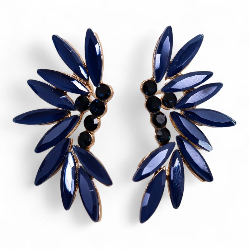 Pendientes de Cristal Vintage - Hadas - Azul