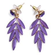 Pendientes de Cristal Vintage - Hadas - Lavanda