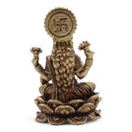 Dioses en miniatura de latón - Laxmi (22 g) - 37 mm