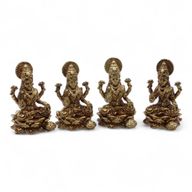 Dioses en miniatura de latón - Laxmi (52 g) - 49 mm