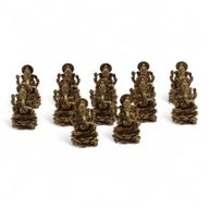 Dioses en miniatura de latón - Ganesha (12 g)  - 30 mm