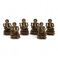 Dioses en miniatura de latón - Ganesha (22 g)  - 37 mm