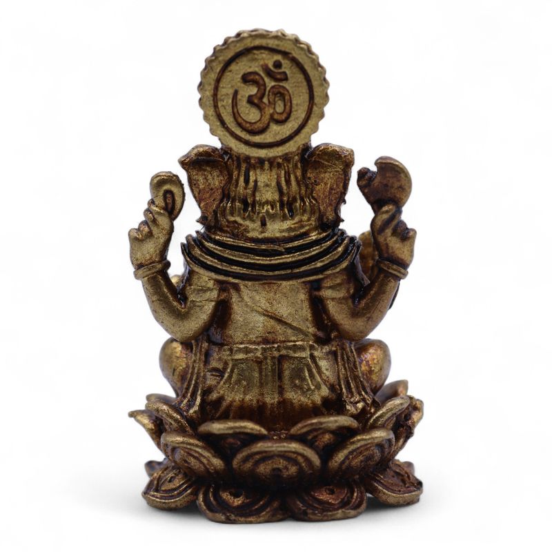 Dioses en miniatura de latón - Ganesha (52 g) - 49 mm