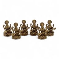 Dioses en miniatura de latón - Sarswati (22gms) - 34mm