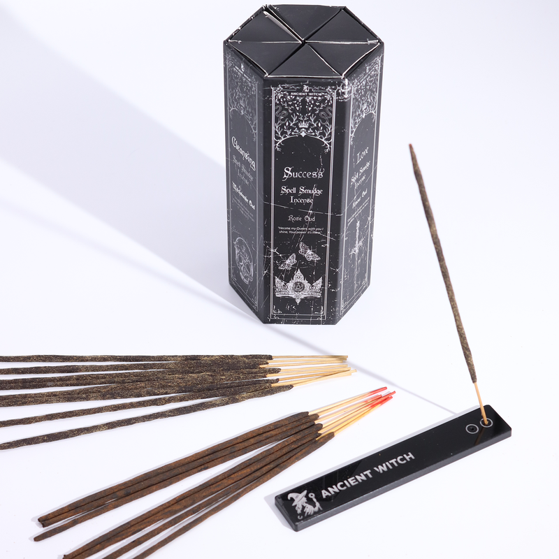 Incienso con forma piramidal - Set de 5 aromas y hechizos de brujas antiguas