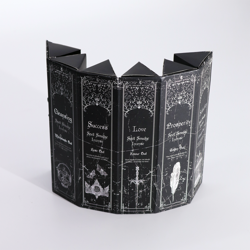 Incienso con forma piramidal - Set de 5 aromas y hechizos de brujas antiguas