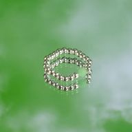 Conjunto de anillos con gema de espíritu ninfa - Espíritu del Bosque