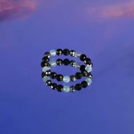 Conjunto de anillos de gema del espíritu de ninfa - Luna Llena