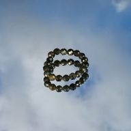 Conjunto de anillos de gema de ninfa - Océano sin fin