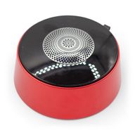 Mini altavoz con efecto de iluminación Mandela rojo
