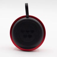 Mini altavoz con efecto de iluminación Mandela rojo