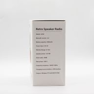 Altavoz de gramófono doble mini retro - Bluetooth - 5,4 vatios x 2