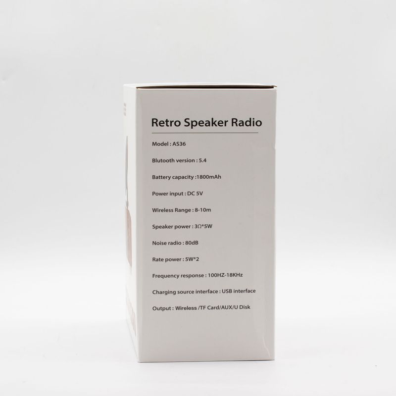 Altavoz de gramófono doble mini retro - Bluetooth - 5,4 vatios x 2