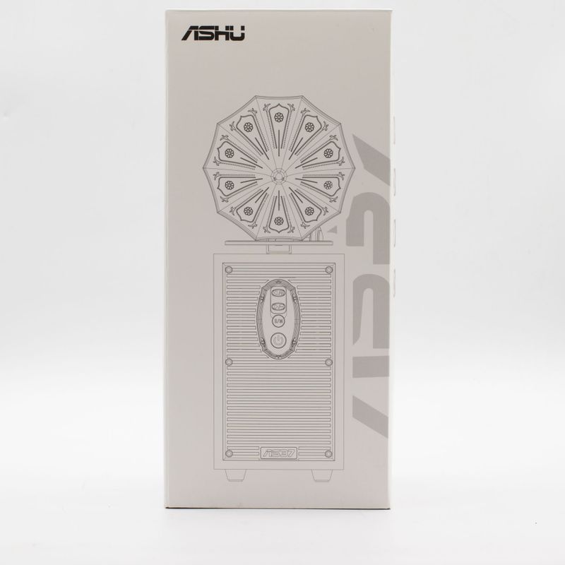 Altavoz retro de gramófono alto (Extra Alto) - Bluetooth - 8 vatios