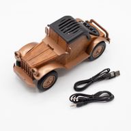 Altavoz clásico para coche vintage y soporte para teléfono - Bluetooth - 5 vatios
