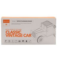 Altavoz clásico para coche vintage y soporte para teléfono - Bluetooth - 5 vatios
