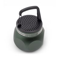 Altavoz mini verde con gancho para acampar