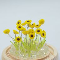 Domo de jardín Floral Glow - 20 girasoles - LED USB