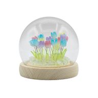 Domo de jardín Floral Glow - 20 tulipanes multicolor - LED USB