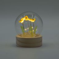 Domo de jardín Floral Glow - 5 girasoles - Batería LED