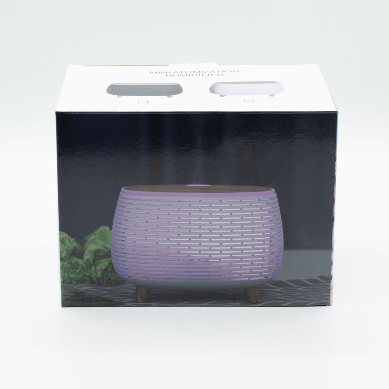 Aromaterapia Futurista con estrías - USB - Cambio de color - Control remoto