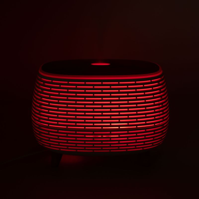 Aromaterapia Futurista con estrías - USB - Cambio de color - Control remoto