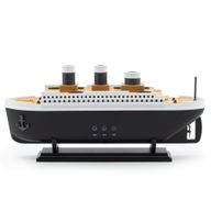 Difusor de aromas con efecto de modelo de barco y LED que cambia de color