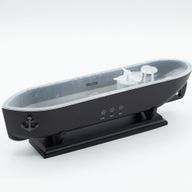 Difusor de aromas con efecto de modelo de barco y LED que cambia de color