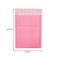 Sobre de burbuja de polietileno rosa (180x230+40mm)