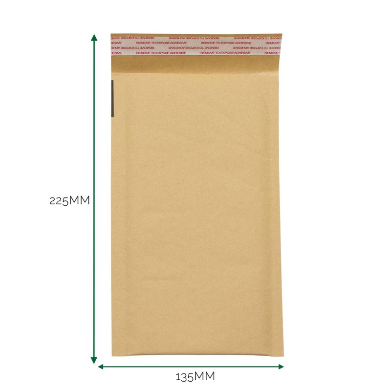 Sobre kraft acolchado con burbuja (135x225+40mm)