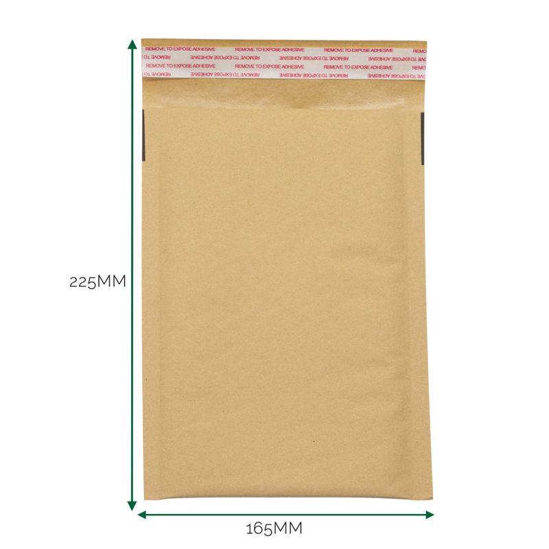 Sobre acolchado con burbuja kraft (165x225+40mm)