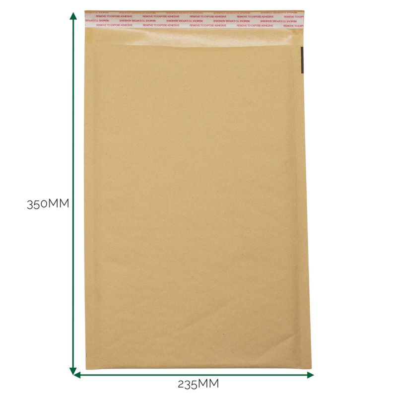 Sobre acolchado con burbuja de papel Kraft (235x350+40mm)