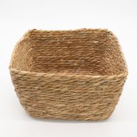 Cestas cuadradas de hierba marina - Natural - Juego de 3
