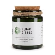 Vela de soja Greenman Woodwick - Cedro y Cítricos