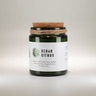 Vela de soja Greenman Woodwick - Cedro y Cítricos