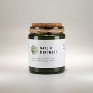 Vela de soja Greenman Woodwick - Salvia y Madera de Menta