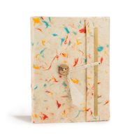 Cuaderno de algodón de colores surtidos Med Lokta Lrg (15x12cm) - 45 hojas
