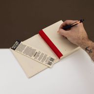 Cuaderno grande de hojas de Bodhi Lokta Med (15x12cm) - 45 hojas (variadas)