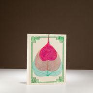 Cuaderno grande de hojas de Bodhi Lokta Med (15x12cm) - 45 hojas (variadas)