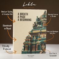 Cuaderno de inspiración Lrg Lokta (21x15cm) - 45 hojas - Un respiro - incluye marcapáginas
