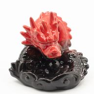 Quemador de incienso de contraflujo - Dragón Rojo Pequeño