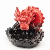 Quemador de incienso de contraflujo - Dragón Rojo Pequeño