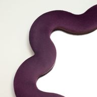 Espejo suave ondulado – Estrella – malva (33 x 31 x 2.3cm)