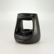 Quemador de aceite cerámico Zen - Pequeño clásico - Negro mate
