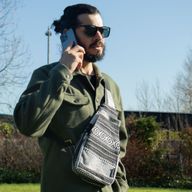 Bolsas de Jacquard Natural - Caravana Urbana - Bolso Cruzado