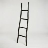 Gran escalera de madera Kemu - 1,5 m - Negro - Estilo japonés