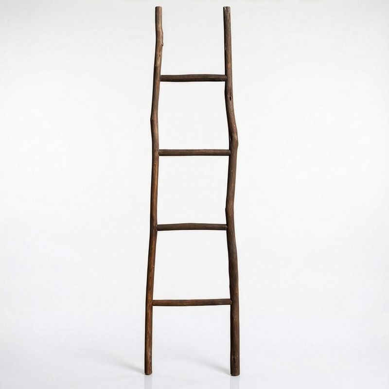 Escalera de Madera Kemu Grande - 1.5m - Chocolate - Estilo japonés