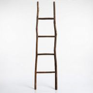 Escalera de Madera Kemu Grande - 1.5m - Chocolate - Estilo japonés